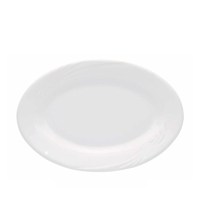 Porland Porselen 113628 Halley Beyaz Kayık Tabak 280 Mm - 1