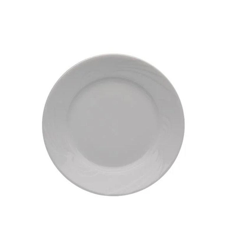 Porland Porselen 163622 Halley Beyaz Düz Tabak 22 cm - 1