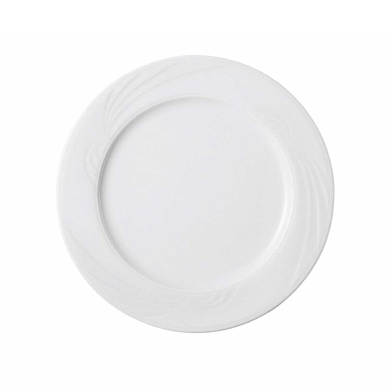 Porland Porselen 163624 Halley Beyaz Düz Tabak 24 cm - 1