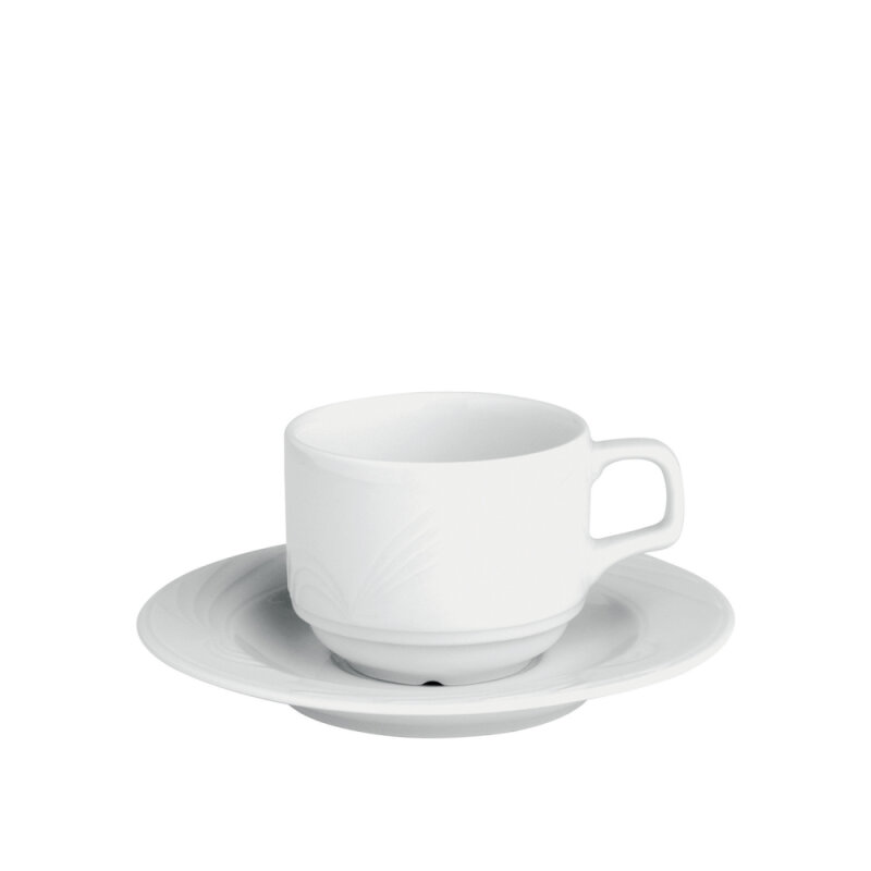 Porland Porselen Halley Beyaz 223607 Tbklı.Çay Fin 177Cc - 1