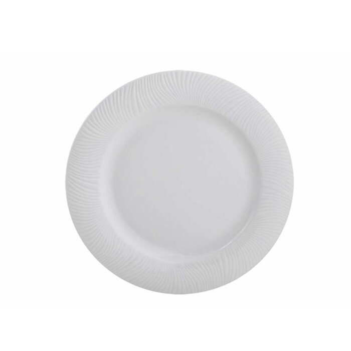 Porland Porselen 183320 Lara Beyaz Düz Tabak 20 cm - 1