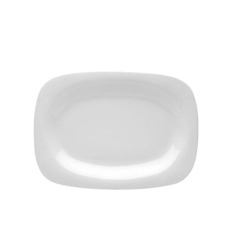 Porland Porselen Paloma Beyaz 112816 Kayık Tabak 16Cm - 1