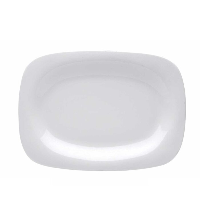 Porland Porselen 112824 Paloma Beyaz Kayık Tabak 240 Mm - 1