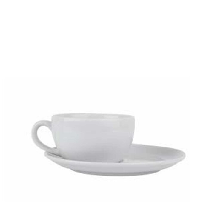 Porland Porselen 322125 Soley Beyaz Çay Fincanı 207 cc - 1