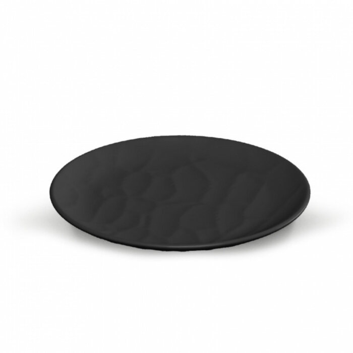 Porelin Rölyefli Seri Servis Tabak (32 Cm) Siyah - 1