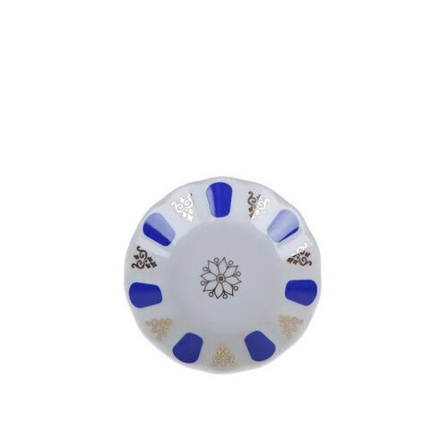 Porland Porselen 127912 Mavi Yaldızlı Çay Tabak - 3