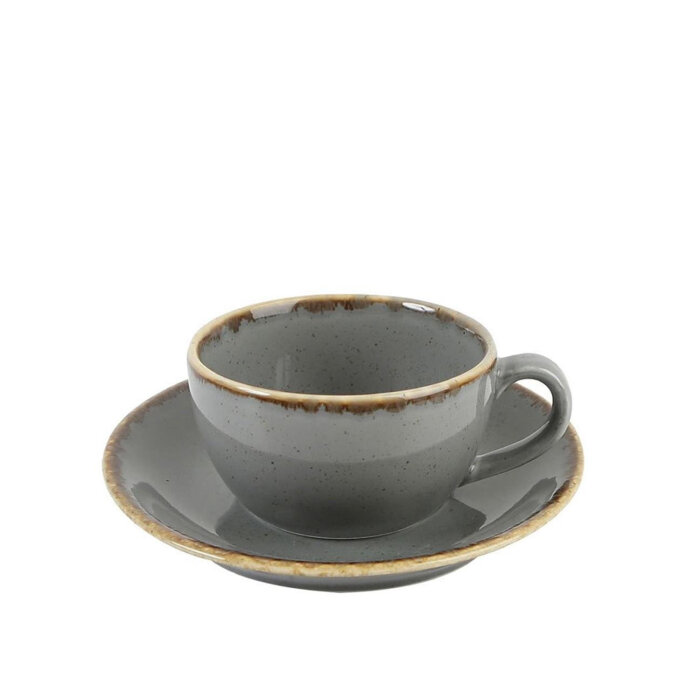 Porland Porselen 322125 Seasons Gri Çay Fincan 207 Cc - 1