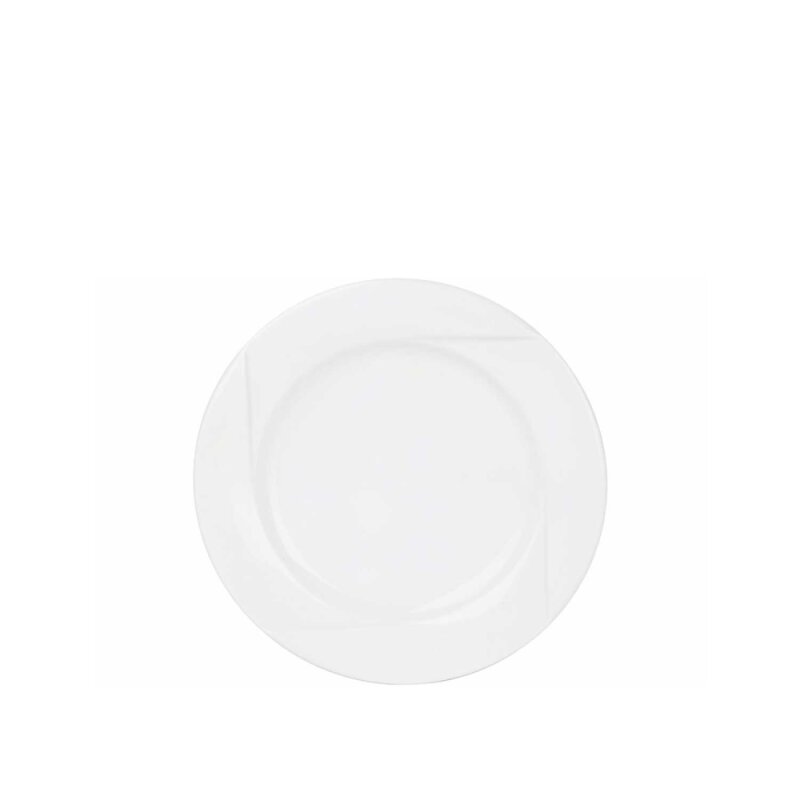 Porland Porselen 187220 Fourline Beyaz Düz Tabak 20 cm - 1