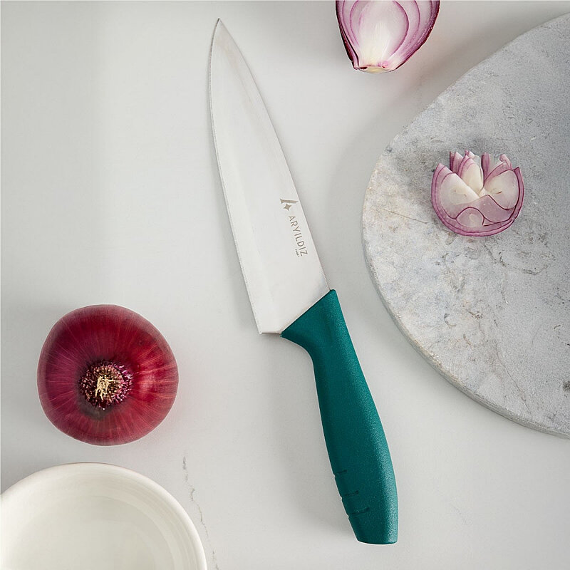 Prımo Şef Bıçak 19 Cm Petrol Yeşili - 2