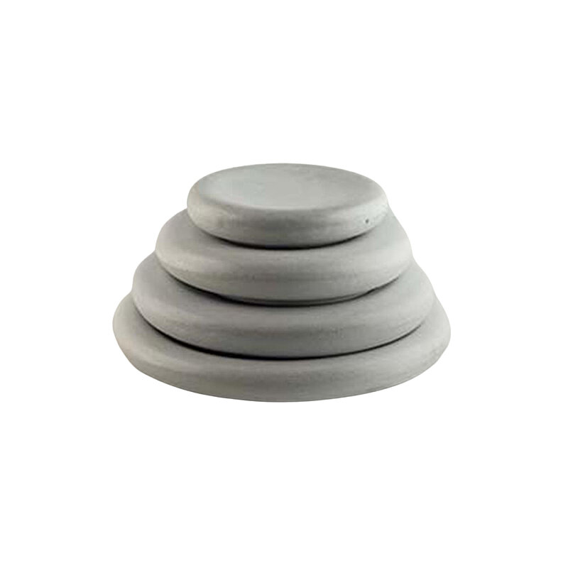Matgusto Dhara Pure White Matte Düz Tabak Q:28 cm H:4 cm SWM40284 - 2