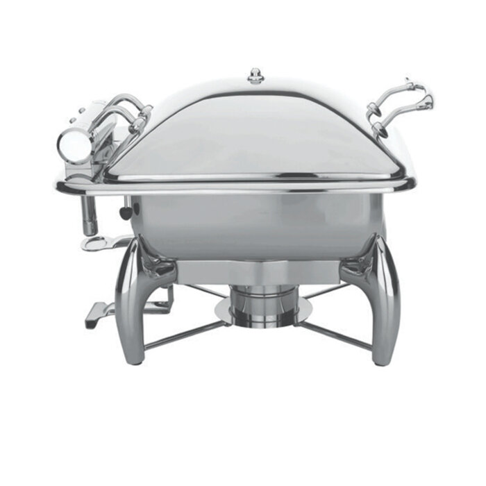 Aryıldız Chafing Dish Gn 1/2 Amortisör Kapaklı Jel Yakıtlı - 1