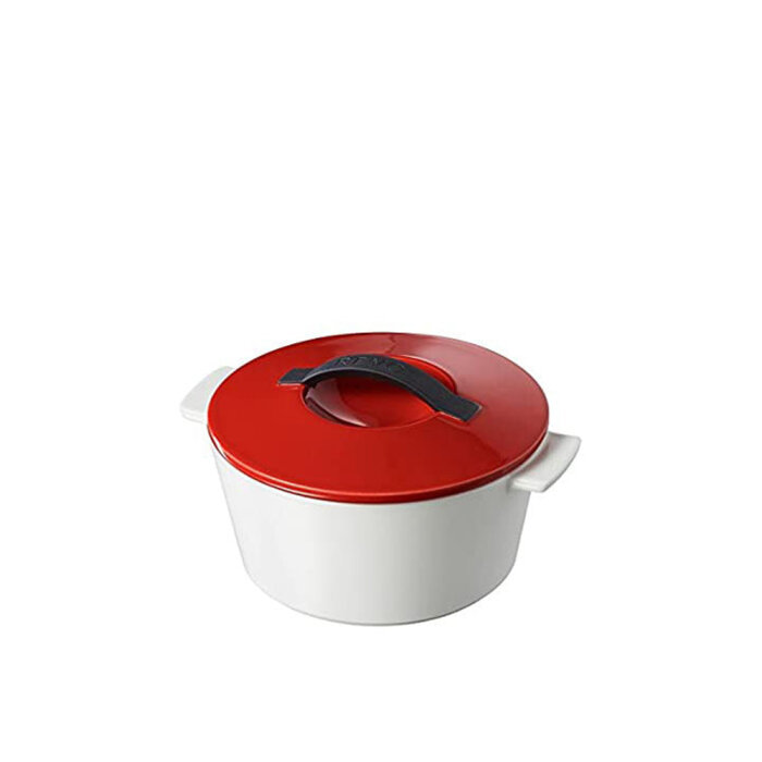 Revol Round Kırmızı Kapaklı Tencere 13 cm 644141 - 1