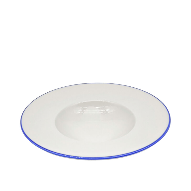 Zest Porcelain Rısotto Tabağı 26Cm -Riva Mavi - 1