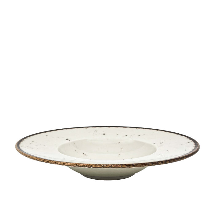 Zest Porcelain Rısotto Tabağı 26Cm -Paris Krem - 1