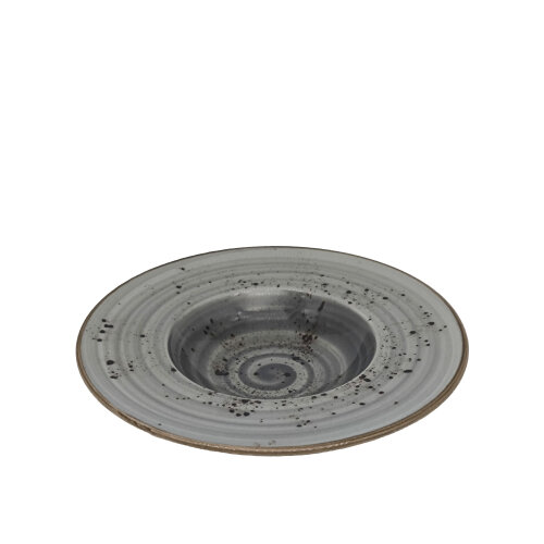 Tulu Porselen Risotto Tabağı 26cm-Reactıve 67 Gri SNM26RTR67 - TULU PORSELEN