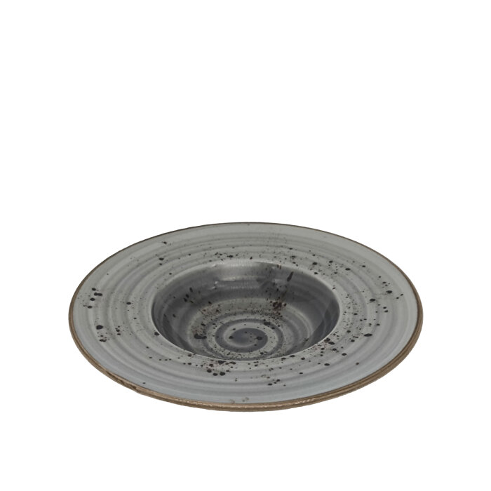 Zest Porcelain Rısotto Tabağı 26Cm-Paris Gri - 1
