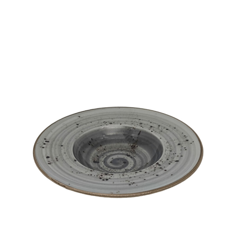 Zest Porcelain Rısotto Tabağı 26Cm-Paris Gri - 1