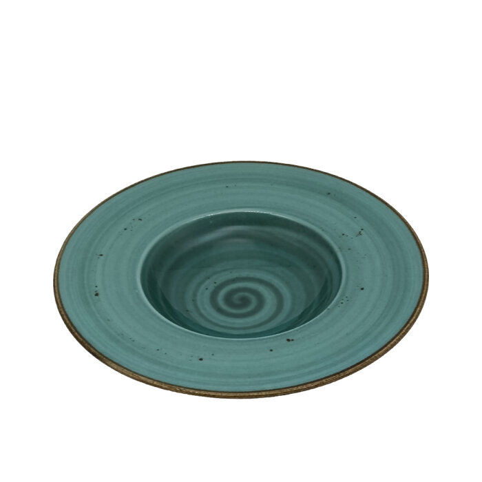 Zest Porcelain Rısotto Tabağı 26Cm -Paris Turkuaz - 1