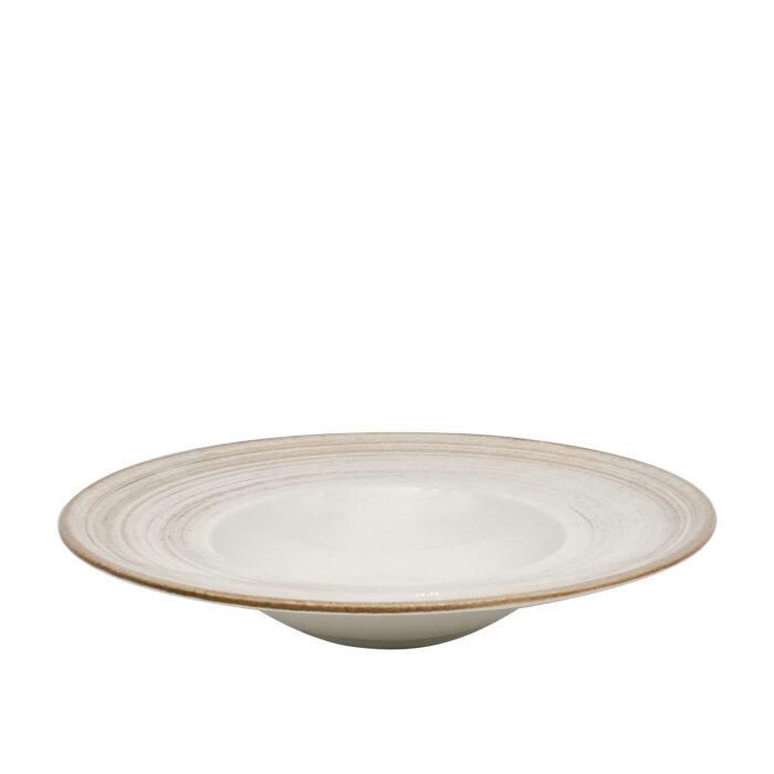 Zest Porcelain Rısotto Tabağı 26Cm -Tokyo Kahve - 1