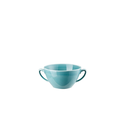 Rosenthal Mesh Colours Aqua Kulplu Çorba Kase 11770-405152-10422 - ROSENTHAL