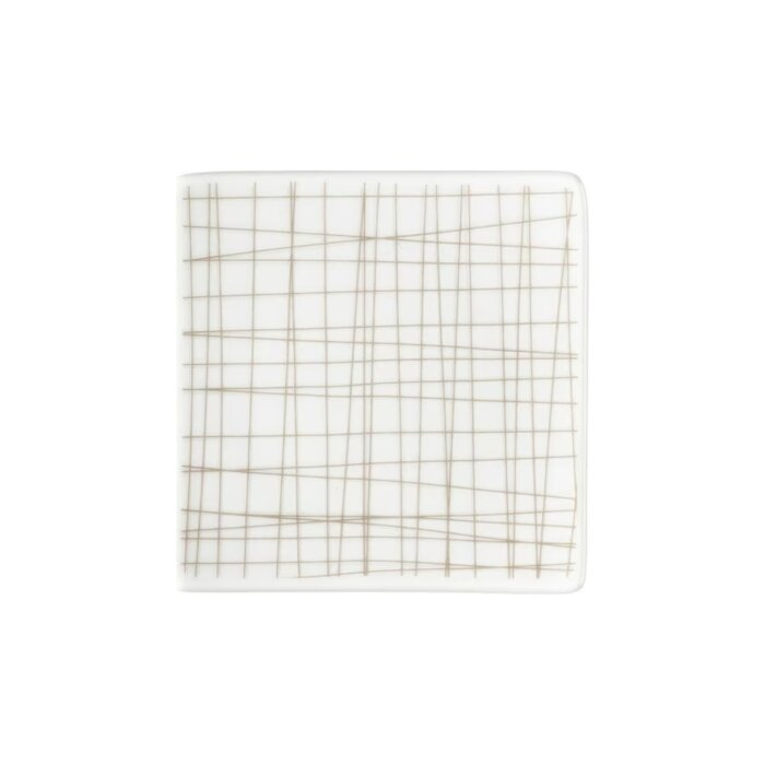 Rosenthal Mesh Line Walnut 9x9 cm Pasta Tabak - 1