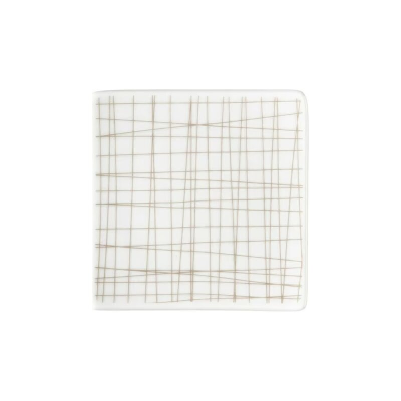 Rosenthal Mesh Line Walnut 9x9 cm Pasta Tabak - 1