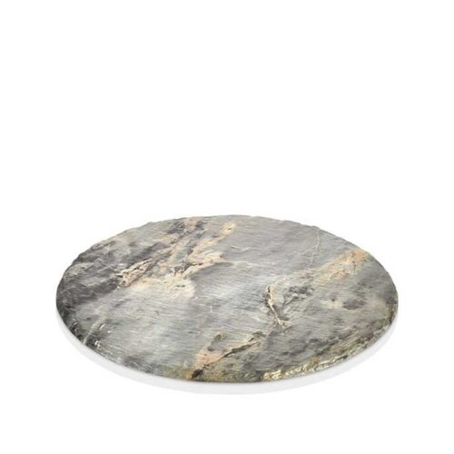 Külsan Gastro Boutique Slate Effect Boards Black Yuvarlak Sunum 30 cm 47030.BL - KÜLSAN