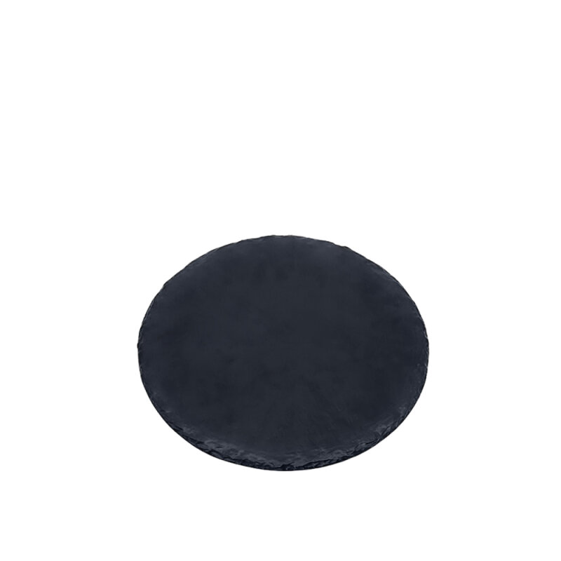 Külsan Slate Effect Sunum Tepsi Ø 35 Cm - H.1 Cm Siyah - 1