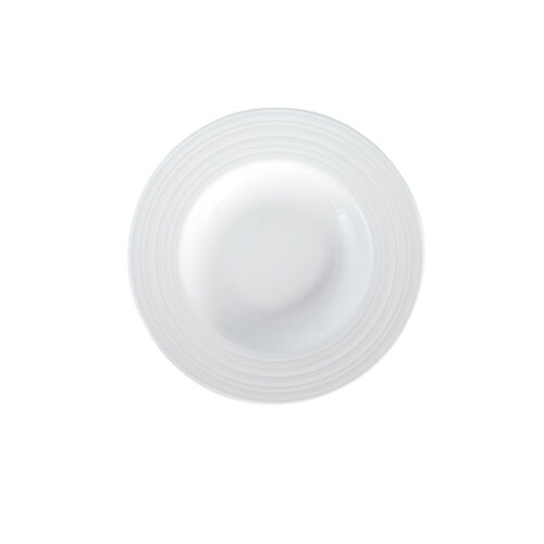 Zest Porcelain Rüzgar Çukur Tabak 21 cm-Krem - ZEST PORCELAIN