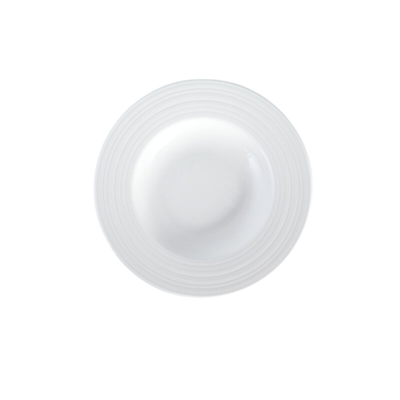 Zest Porcelain Rüzgar Çukur Tabak 21 cm-Krem - 1