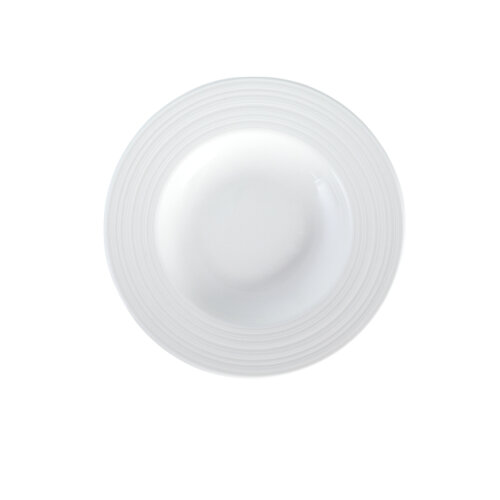 Zest Porcelain Rüzgar Çukur Tabak 23 cm-Krem - ZEST PORCELAIN