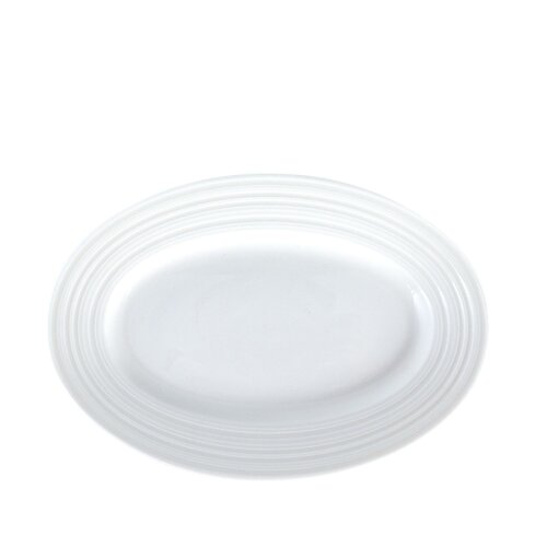 Zest Porcelain Rüzgar Kayık Tabak 25 cm-Krem - ZEST PORCELAIN