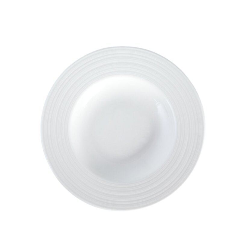 Zest Porcelain Rüzgar Makarna Tabağı 27 cm-Krem - 1
