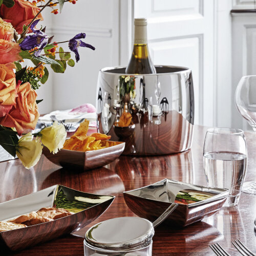 Sambonet Linea Q Peynir Kabı 12,5 cm 56525-01 - 2