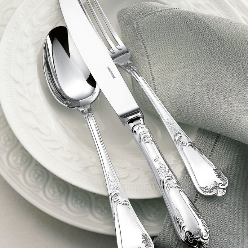 Sambonet Laurier Yemek Çatal Gümüş Kaplama 52380-08 - 2