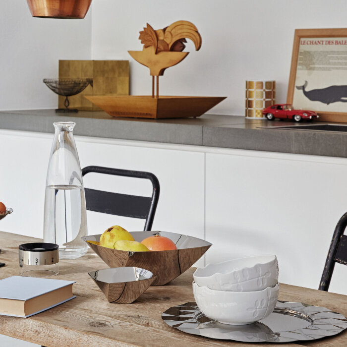 Sambonet Lucy Çelik Ekmek Sepeti 24X24 cm 56992-24 - 8