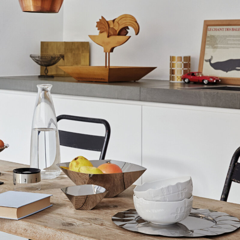 Sambonet Lucy Çelik Ekmek Sepeti 24X24 cm 56992-24 - 4