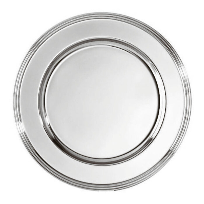 Sambonet Piatto Show Plate 31 cm Bordo Righe 56033-31 - 1