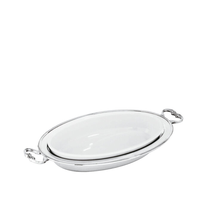 Sambonet Vegetable Dısh W/Cover Asıa Sılverplate 57134-88 - 1