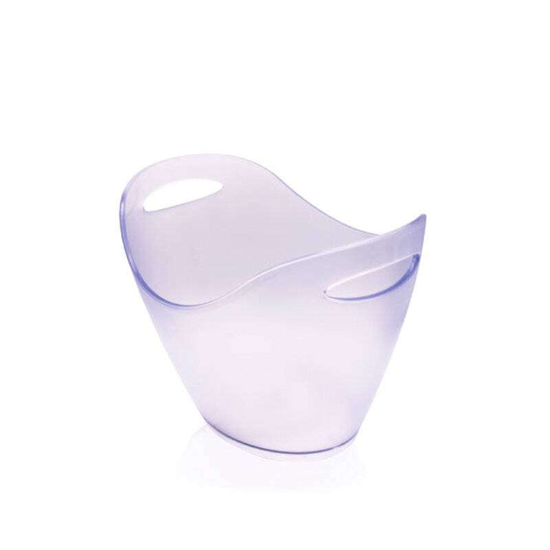 Polistiren Şampanya Kovası Buzlu Ps 35 X 26 Cm Ps Şeffaf Bk.600F - 1