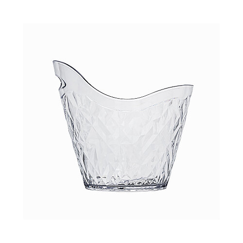 Rubikap Şampanya Kovası Ps 29X24X25 cm Şeffaf Füme - 5