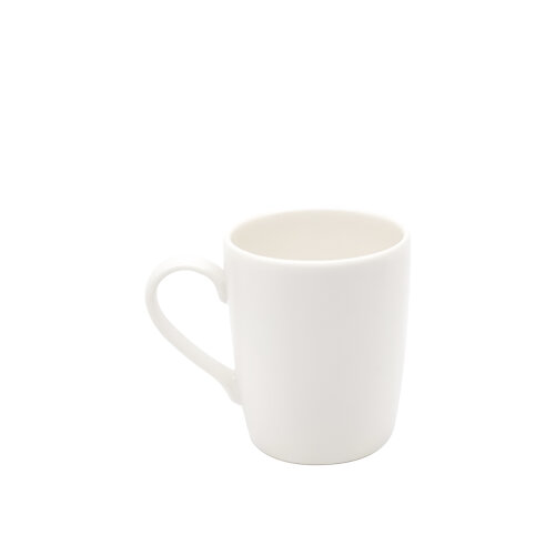 Tulu Porselen Sare Mug-255Cc - Saten Beyaz - TULU PORSELEN