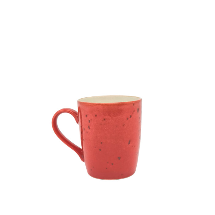 Tulu Porselen Sare Mug Bardak Reactive 36 Kırmızı SARE01MGR36 - 1
