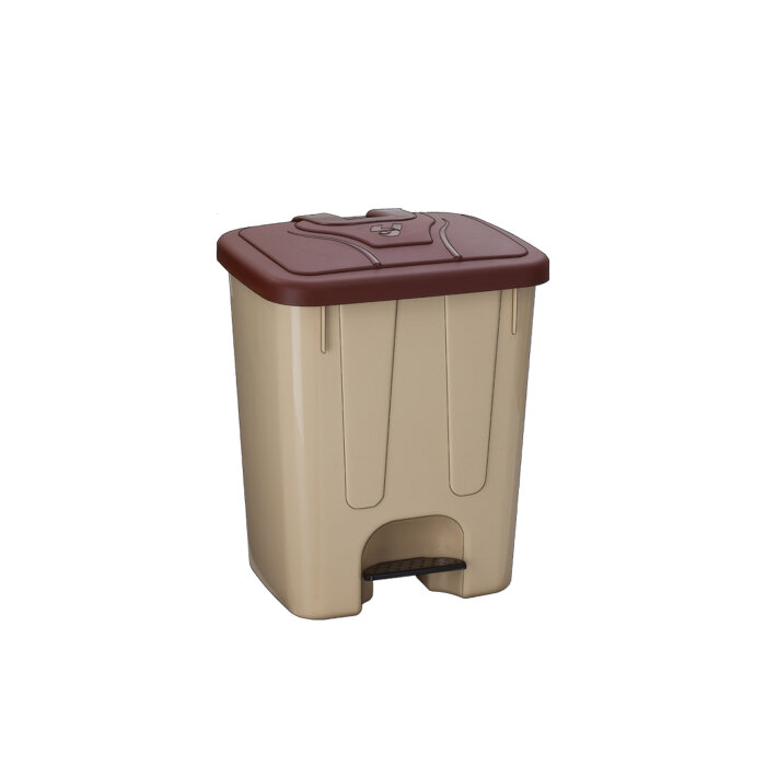 Şenyayla Köşeli Pedallı Çöp Kovası 40Lt - 1
