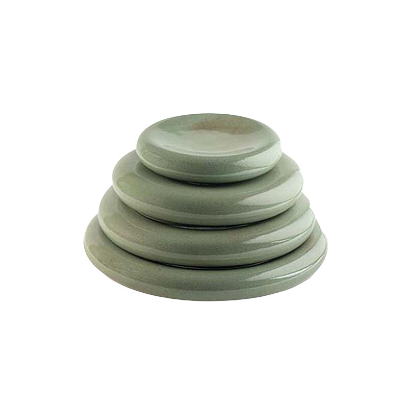 Matgusto Dhara Show Parlak Yeşil Düz Tabak Q:25 H:4 cm SWP18254 - 2