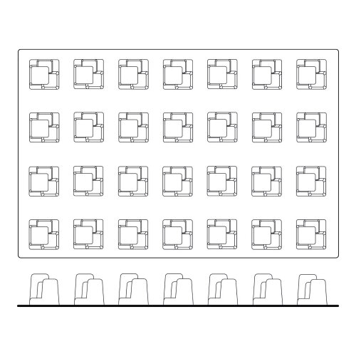 Silikomart 40X60 Sq019 28 Lı Skyline 52X52 Mm H 60 40.419.20.0000 - 3