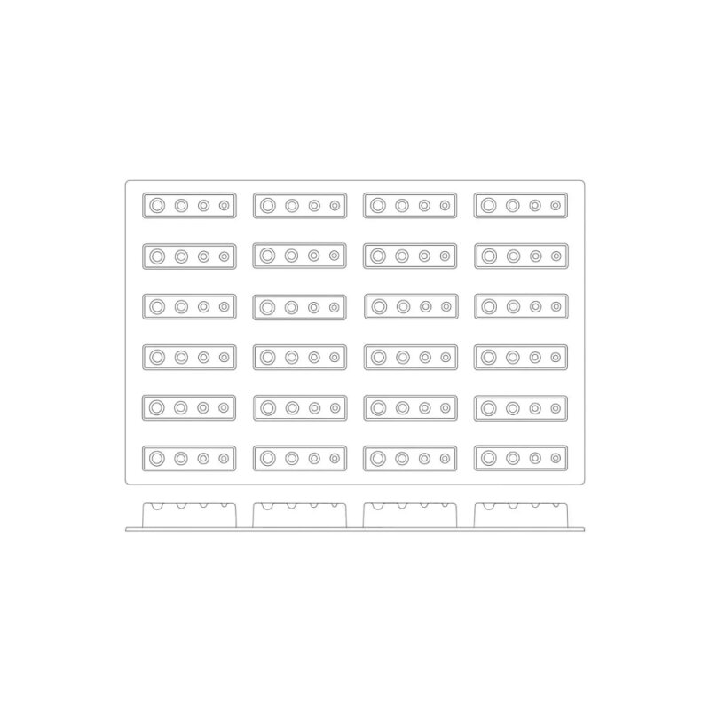 Silikomart 40X60 Sq023 24 Lu Pois 117X29,4 Mm H 33 40.423.20.0000 - 3