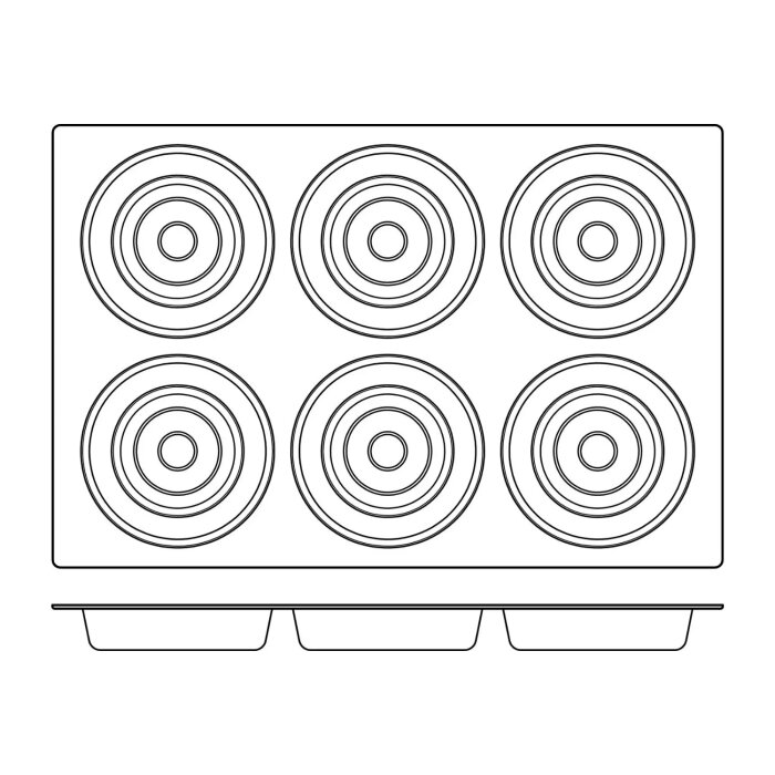 Silikomart 40X60 Sq031 6 Lı Tart Ø 165,5 Mm H 39 M 40.431.20.0000 - 3