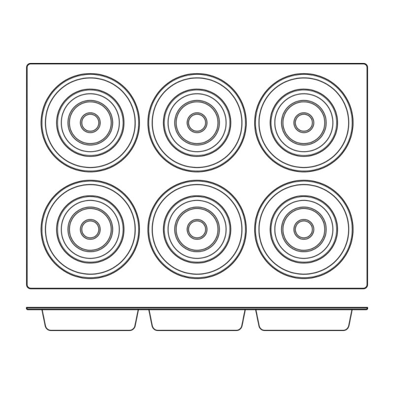 Silikomart 40X60 Sq031 6 Lı Tart Ø 165,5 Mm H 39 M 40.431.20.0000 - 3