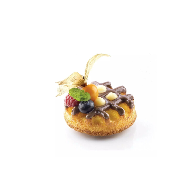 Silikomart 40X60 Sq051 18 Li Wafflw Round Ø 90 mm H 40.451.20.0000 - 1